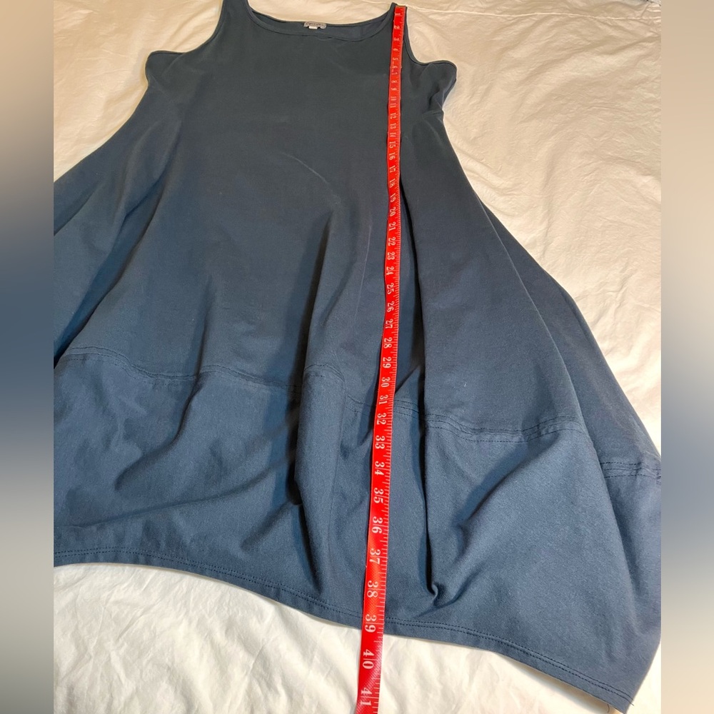 Pretty blue tank/full skirt dress, Just JLL size Small - Picture 9 of 14